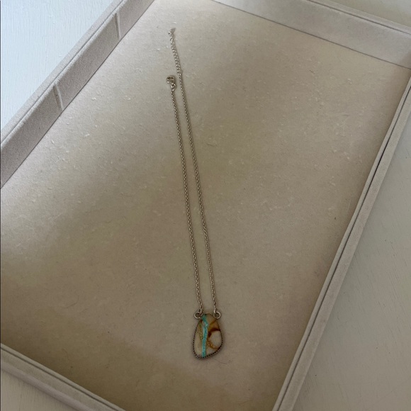 Royston Ribbon Turquoise pendent, 925 sterling - Picture 2 of 2